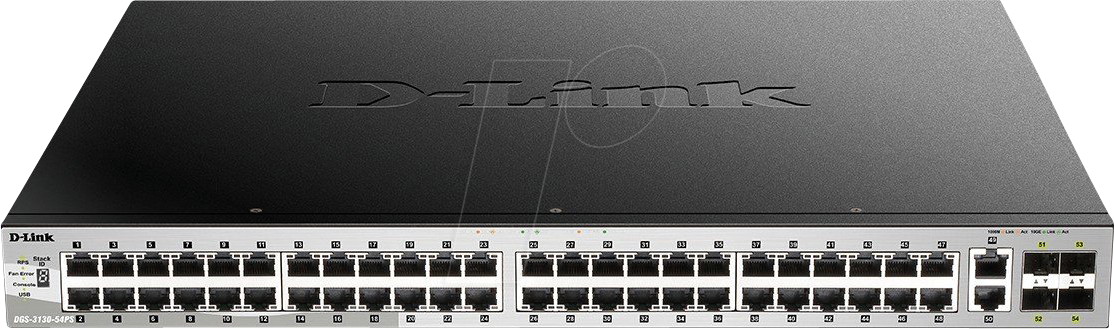 0790069469992 - D-LINK G313054PS - Switch 54-Port Gigabit Ethernet PoE+ SFP+ 0790069469992 - D-LINK G313054PS - Switch 54-Port Gigabit Ethernet PoE+ SFP+