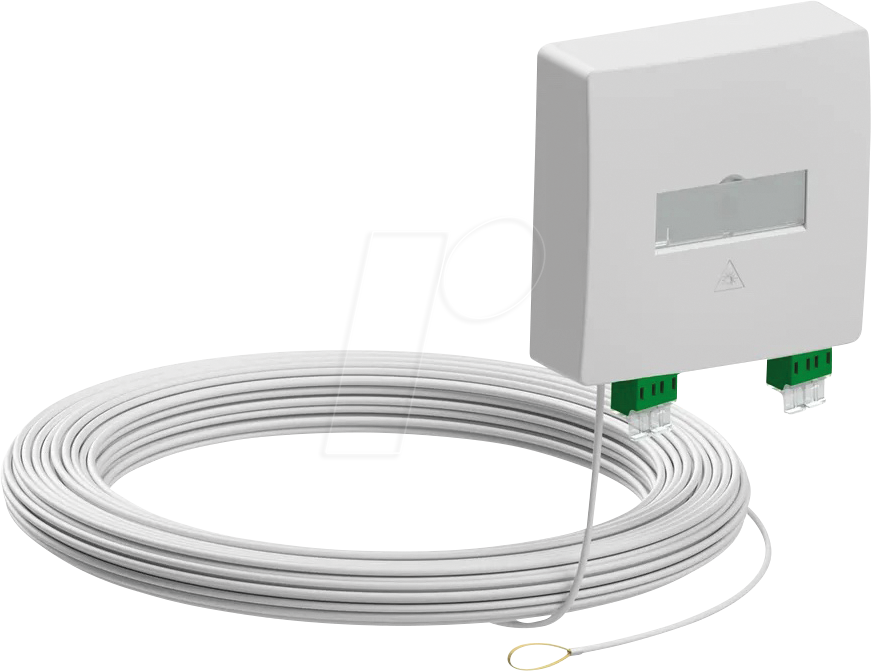 DCE GFTA424V0200 - FTTH Anschlussdose, 2x LC Duplex, vorkonfektioniert, 20 m