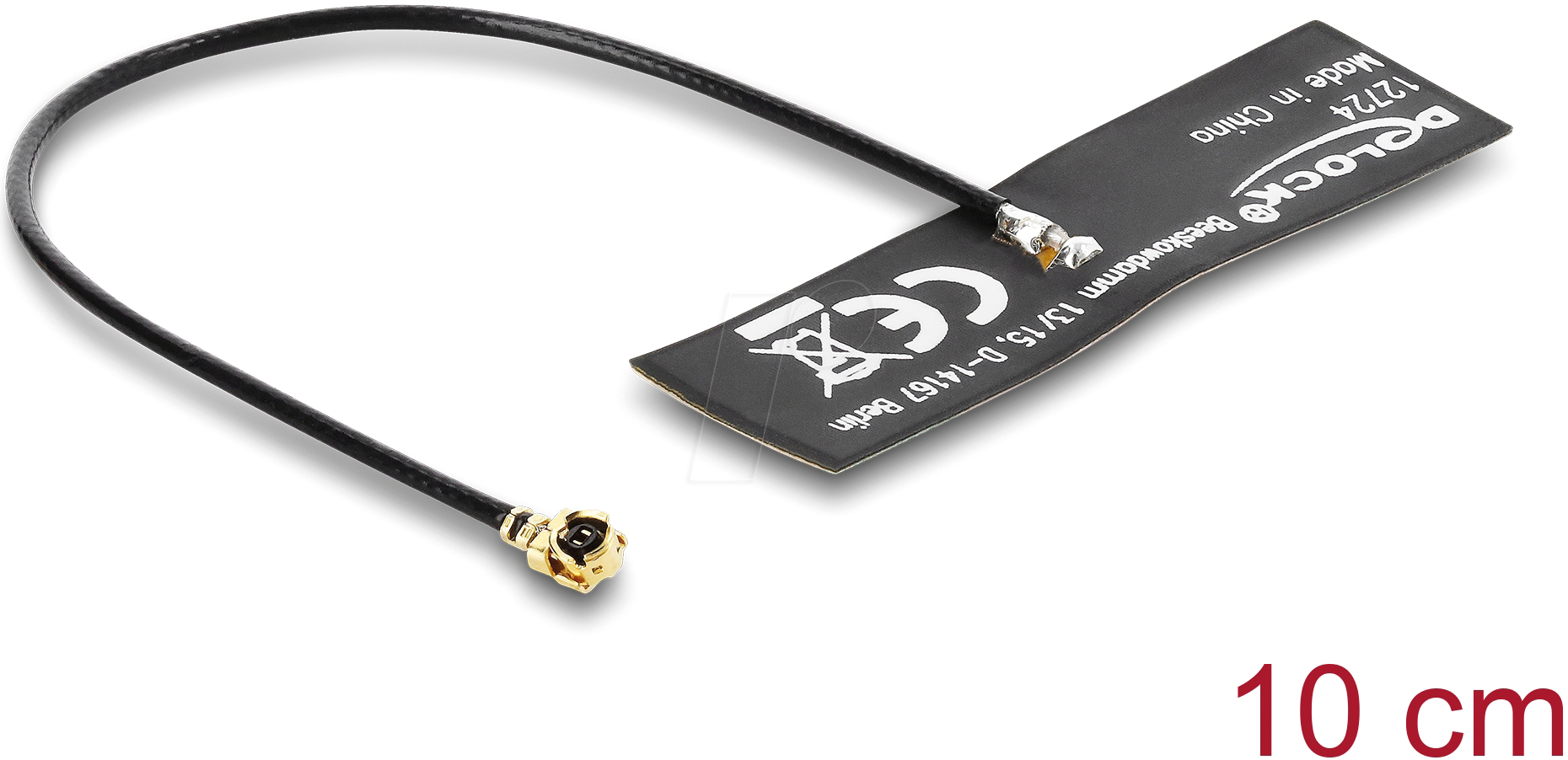 4043619127245 - DELOCK 12724 - Antenne WLAN MHF® I Stecker Bluetooth 01 m