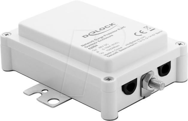 DELOCK 62064 - Netzwerk Überspannungsschutz RJ45, Outdoor, IP65, Wandmontage