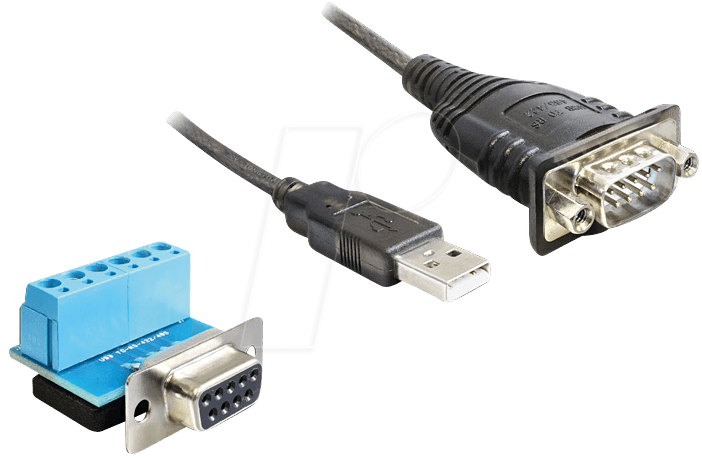 DELOCK 62406: USB 2.0 to 1 serial RS-422 - 485 adapter at reichelt elektronik