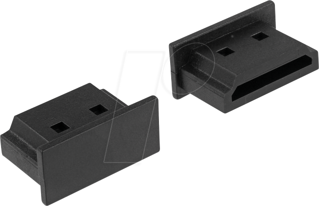 Image of DELOCK 64030 - Staubschutz, HDMI-A Buchse ohne Griff, 10 Stück, schwarz