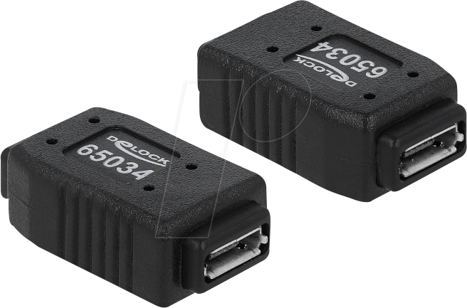 Image of DELOCK 65034 - Adapter 2x USB 2.0 Micro A+B Buchse