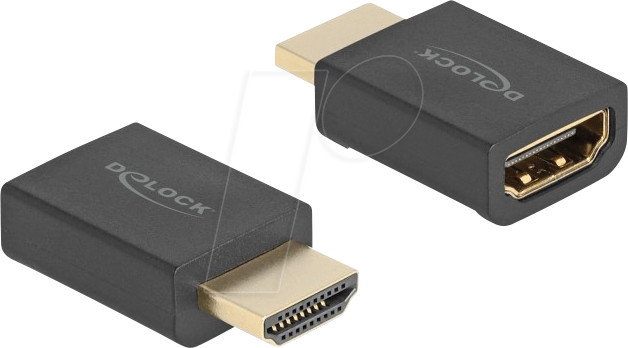 4043619664603 - High Speed hdmi with Ethernet Adapter Stecker zu Buchse 8K 60 Hz schwarz (66460) - Delock 4043619664603 - High Speed hdmi with Ethernet Adapter Stecker zu Buchse 8K 60 Hz schwarz (66460) - Delock