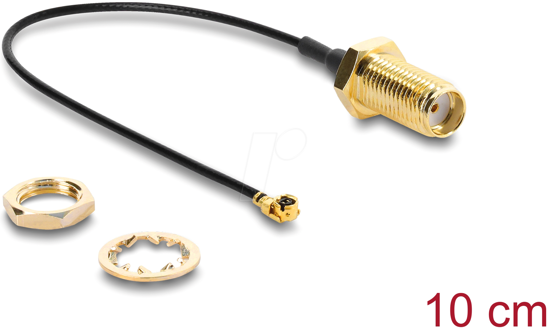 4043619674138 - DELOCK 67413 - MFH® I Stecker zu SMA Buchse 10 cm