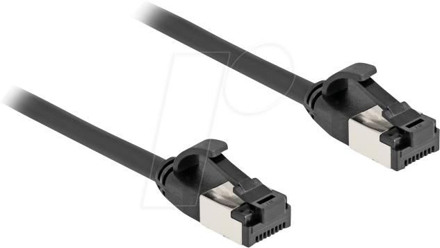4043619801848 - RJ45 Kabel Stecker zu Stecker Cat81 flexibel 2 m schwarz (80184) - Delock 4043619801848 - RJ45 Kabel Stecker zu Stecker Cat81 flexibel 2 m schwarz (80184) - Delock