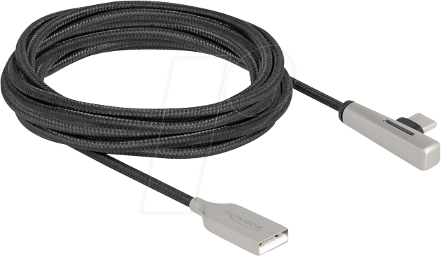 4043619807680 - DELOCK 80768 - Sync- & Ladekabel USB-A > C gewinkelt 60 W 30 m 4043619807680 - DELOCK 80768 - Sync- & Ladekabel USB-A > C gewinkelt 60 W 30 m