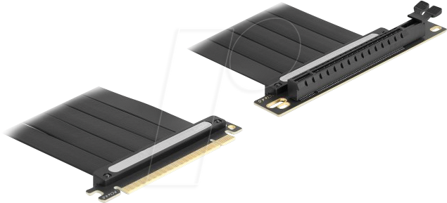 4043619815098 - DELOCK 81509 - Riser Karte PCIe 40 x16 > x16 gewinkelt 30 cm Kabel 4043619815098 - DELOCK 81509 - Riser Karte PCIe 40 x16 > x16 gewinkelt 30 cm Kabel