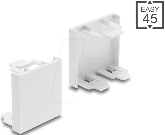 DELOCK 81676 - Easy 45 Modul-Blindblende 45 x 45 mm, weiß