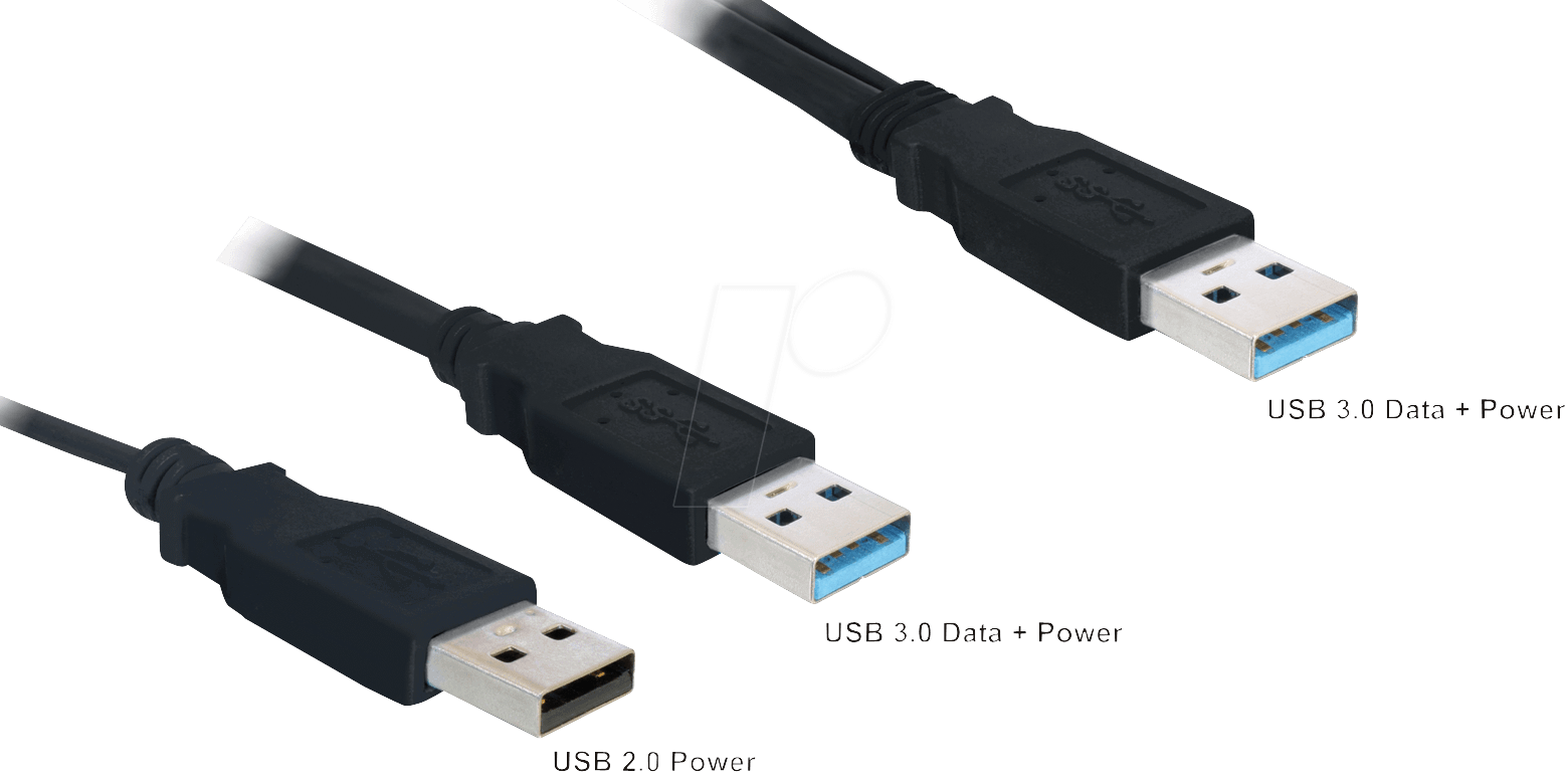 bellen hoofdstad Alarmerend DELOCK 82908: Delock kabel USB 3.0-A stekker >USB 3.0-A stekker + USB 2.0-A  st bei reichelt elektronik