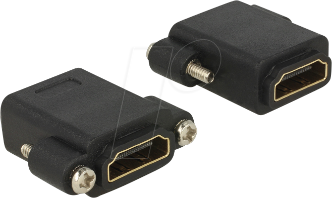 4043619851256 - DELOCK 85125 - Adapter HDMI Buchse Buchse 4K 30 Hz Einbau