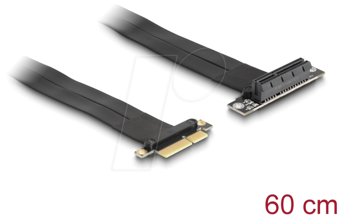 4043619880263 - DELOCK 88026 - Riser Karte PCIe x4 > PCIe x4 60 cm Kabel