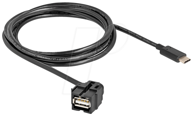 4043619880577 - Keystone Modul usb 20 a Buchse zu usb Type-C™ Stecker 250° (88057) - Delock 4043619880577 - Keystone Modul usb 20 a Buchse zu usb Type-C™ Stecker 250° (88057) - Delock
