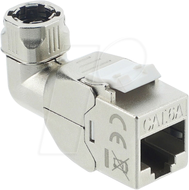 4043619903740 - DELOCK 90374 - Keystone Modul RJ45 Buchse zu LSA  geschirmt