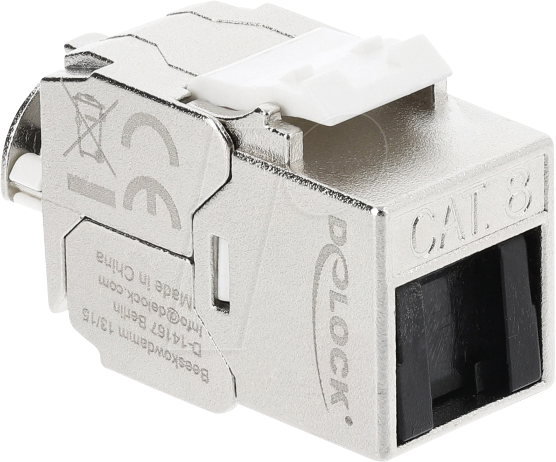 4043619907953 - DELOCK 90795 - Keystone Modul RJ45 Buchse zu LSA Cat81 geschirmt