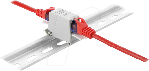 DELOCK 90934 - RJ45 Kupplung Cat6A Buchse zu Buchse Staubschutzungeschirmt