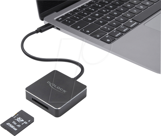 4043619910199 - DELOCK 91019 - Card Reader extern USB-C SD