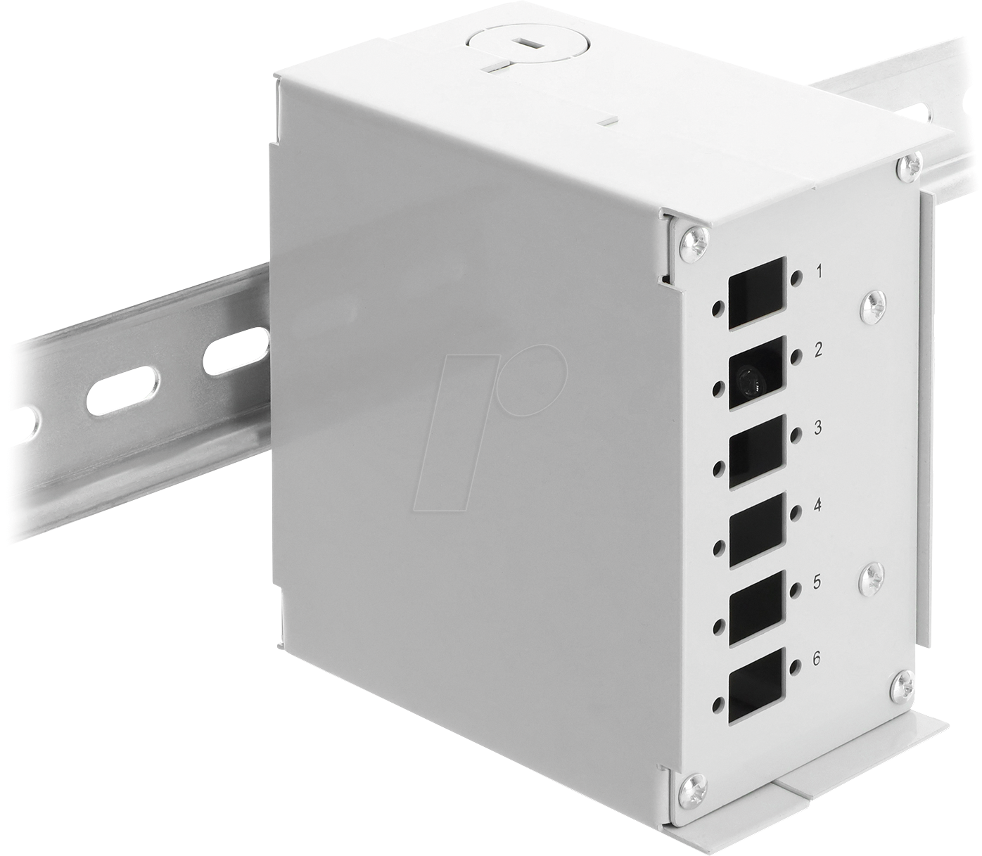 4043619910663 - DELOCK 91066 - LWL Patchfeld 6-Port SC Simplex LC Duplex grau