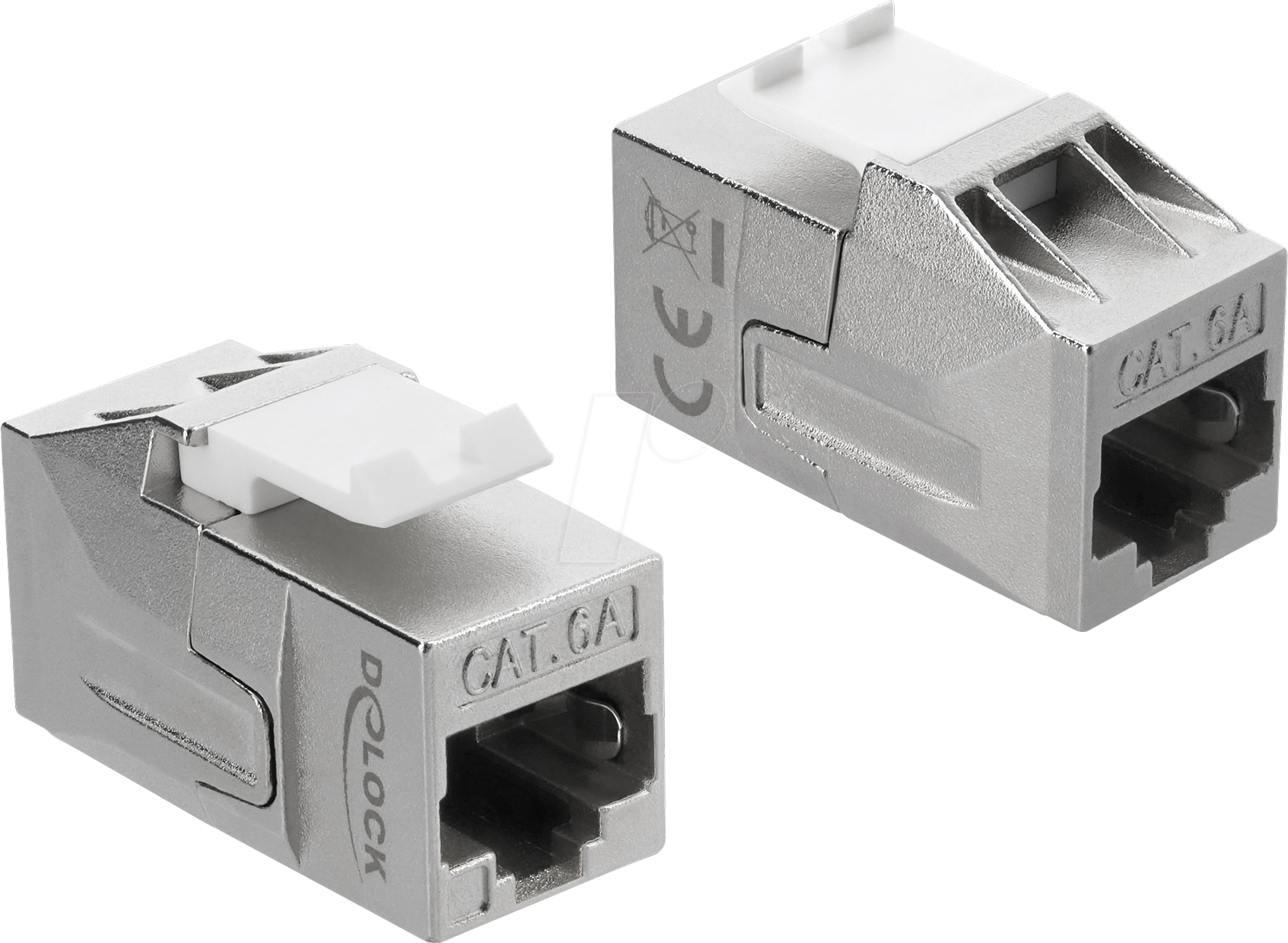 4043619911226 - DELOCK 91122 - Keystone Modul RJ45 Buchse zu RJ45 Buchse Cat6a geschirmt