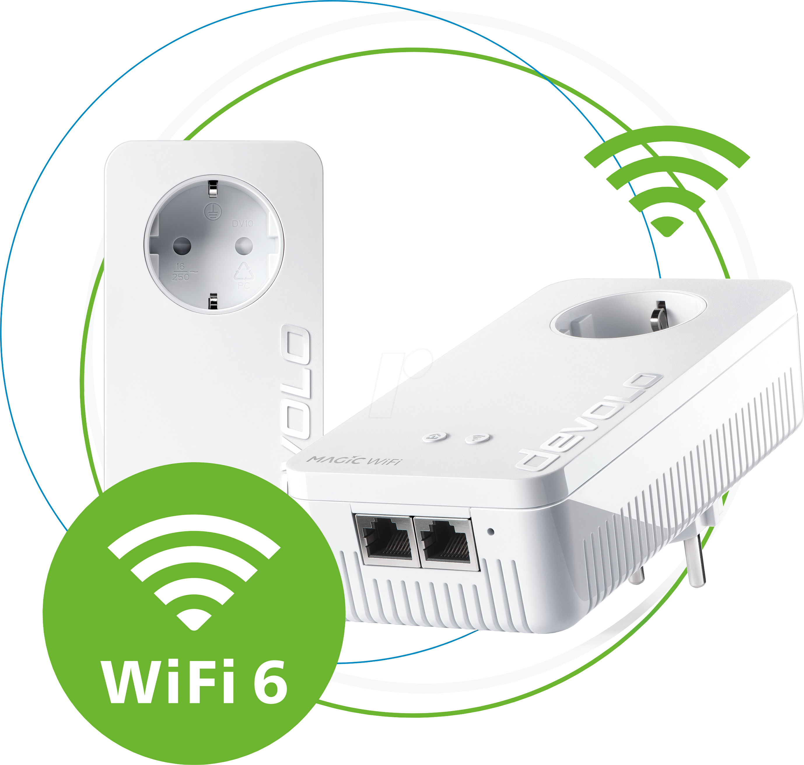 DEVOLO 8816: Powerline Kit Magic 2 WiFi 6 (2 device) at reichelt elektronik