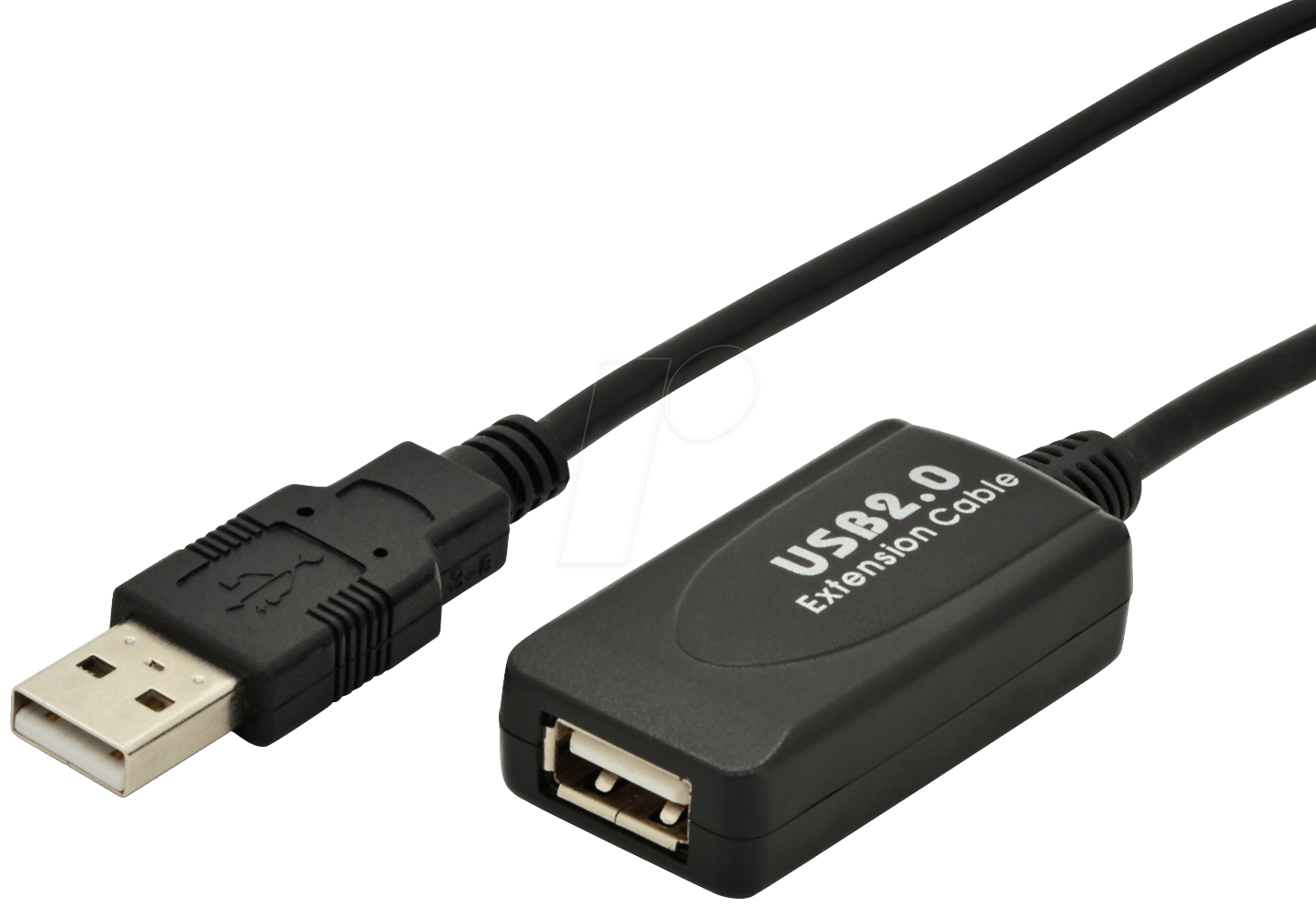 DIGITUS DA-73103 - USB 2.0 Kabel, A Stecker auf A Buchse, 25 m