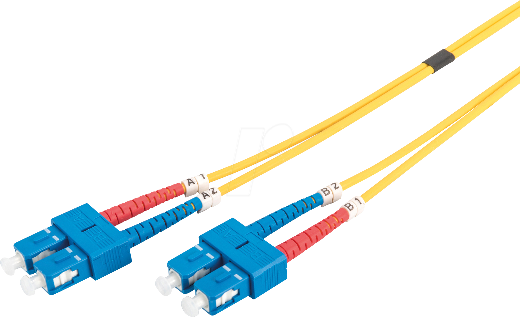 4016032248781 - Lwl Patch-Kabel OS2 - 10 m sc auf sc Glasfaser-Kabel - lszh - Duplex Singlemode 09 125µ - 10 GBit s - Gelb - Digitus