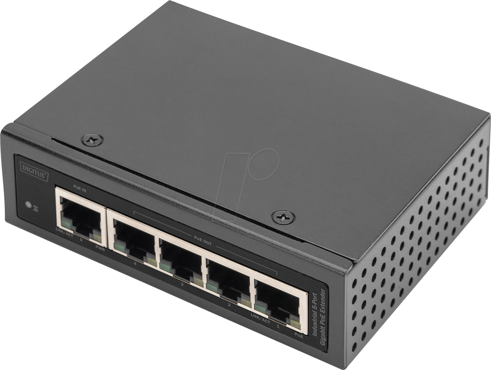 DIGI DN-651143 - Power over Ethernet Extender, 5-Port, Gigabit Ethernet