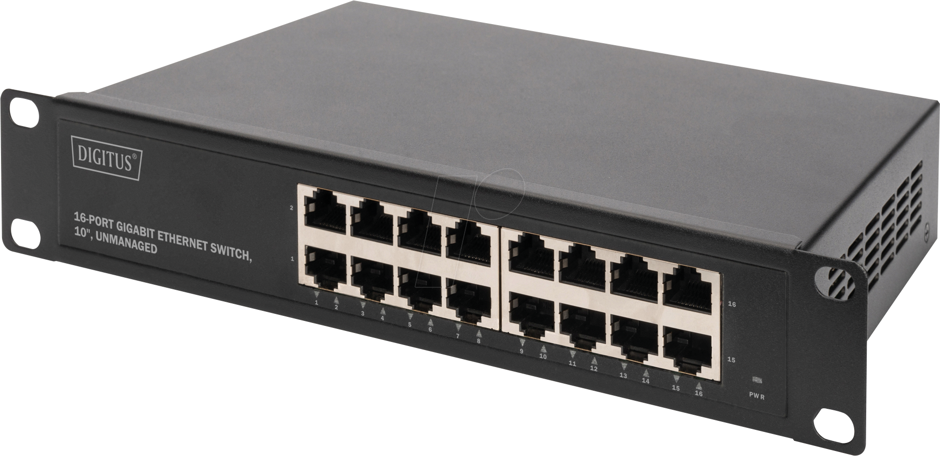 DIGITUS DN-80115 - Switch, 16-Port, Gigabit Ethernet