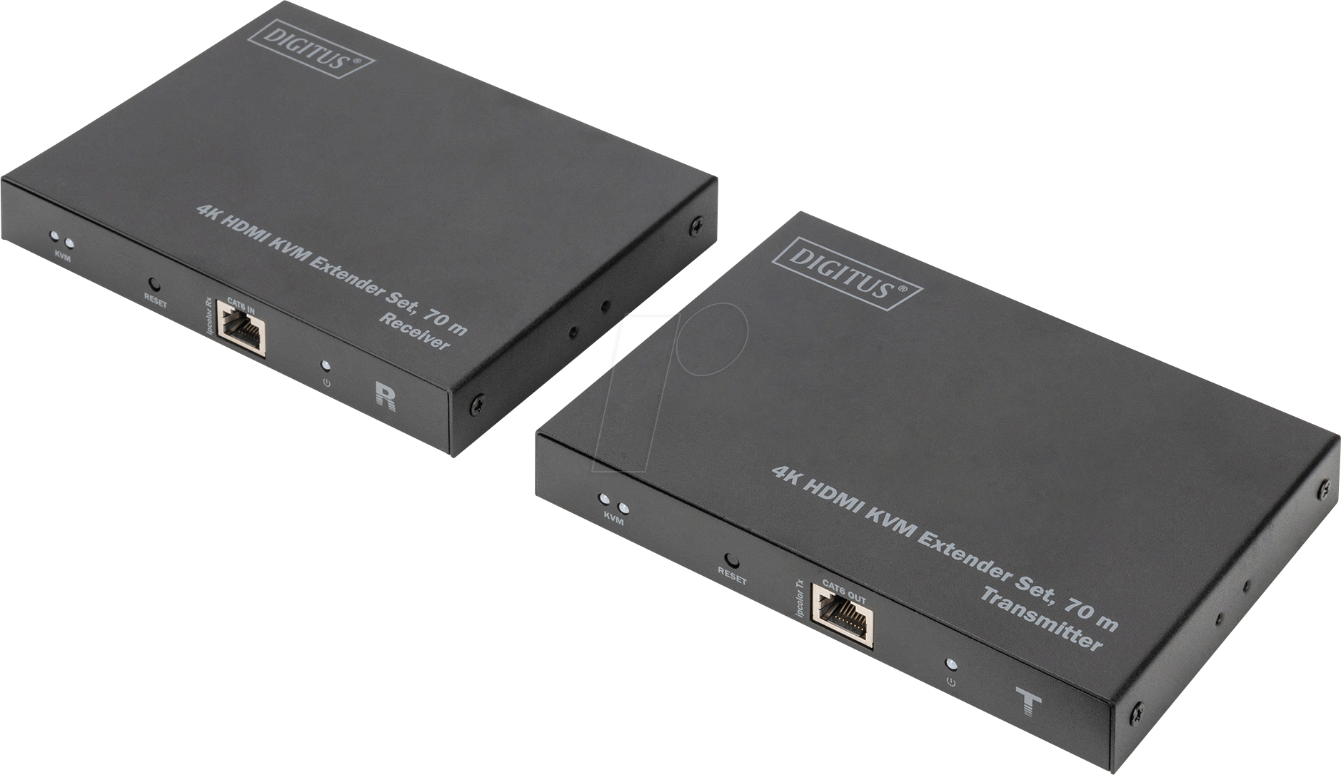 Image of DIGITUS DS-55513 - KVM Extender Set, HDMI, USB, RJ45, 70 m