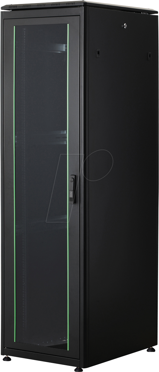 Image of DIGI 1942U68B1 - 19" Netzwerkschrank, 42HE, 800 mm Tiefe, schwarz