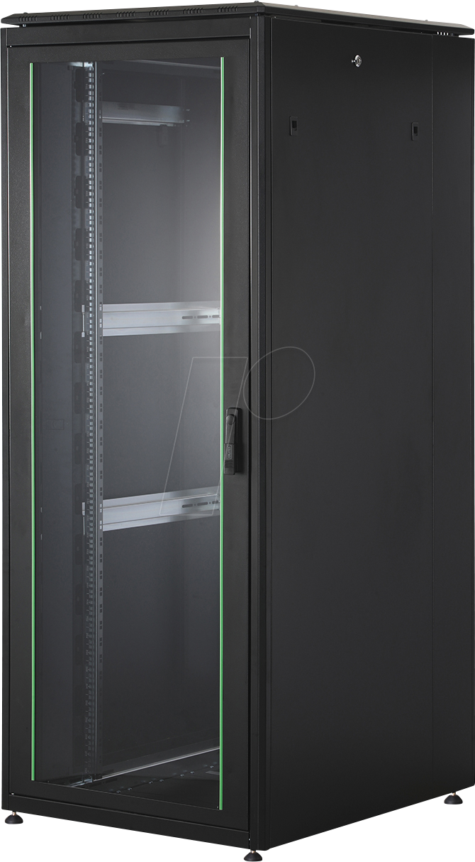 Image of DIGI 1942U810B1 - 19" Netzwerkschrank, 42HE, 1000 mm Tiefe, schwarz