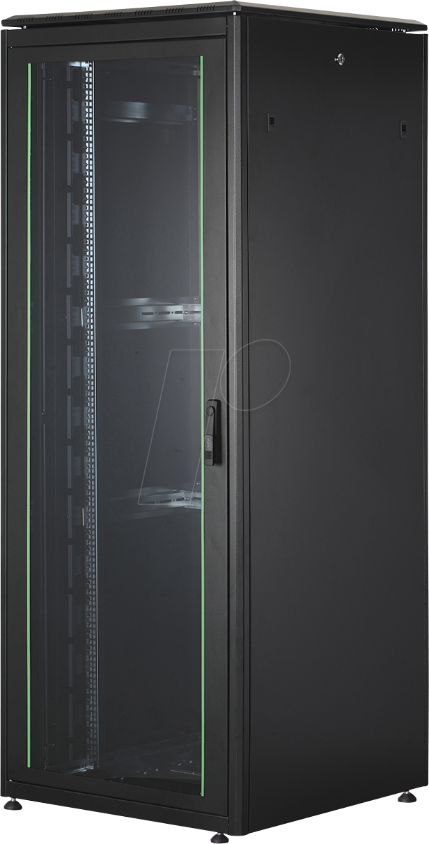 Image of DIGI 1942U88B1 - 19" Netzwerkschrank, 42HE, 800 mm Tiefe, schwarz