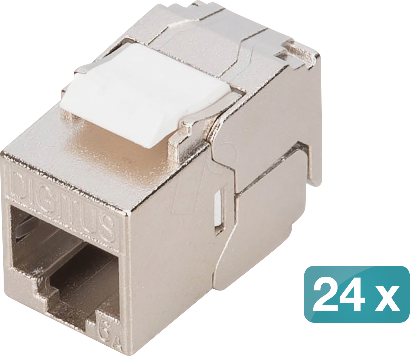 Image of DIGI DN-93615S24 - Keystone Modul, Cat.6a, geschirmt, werkzeugfrei, 24 Stk.