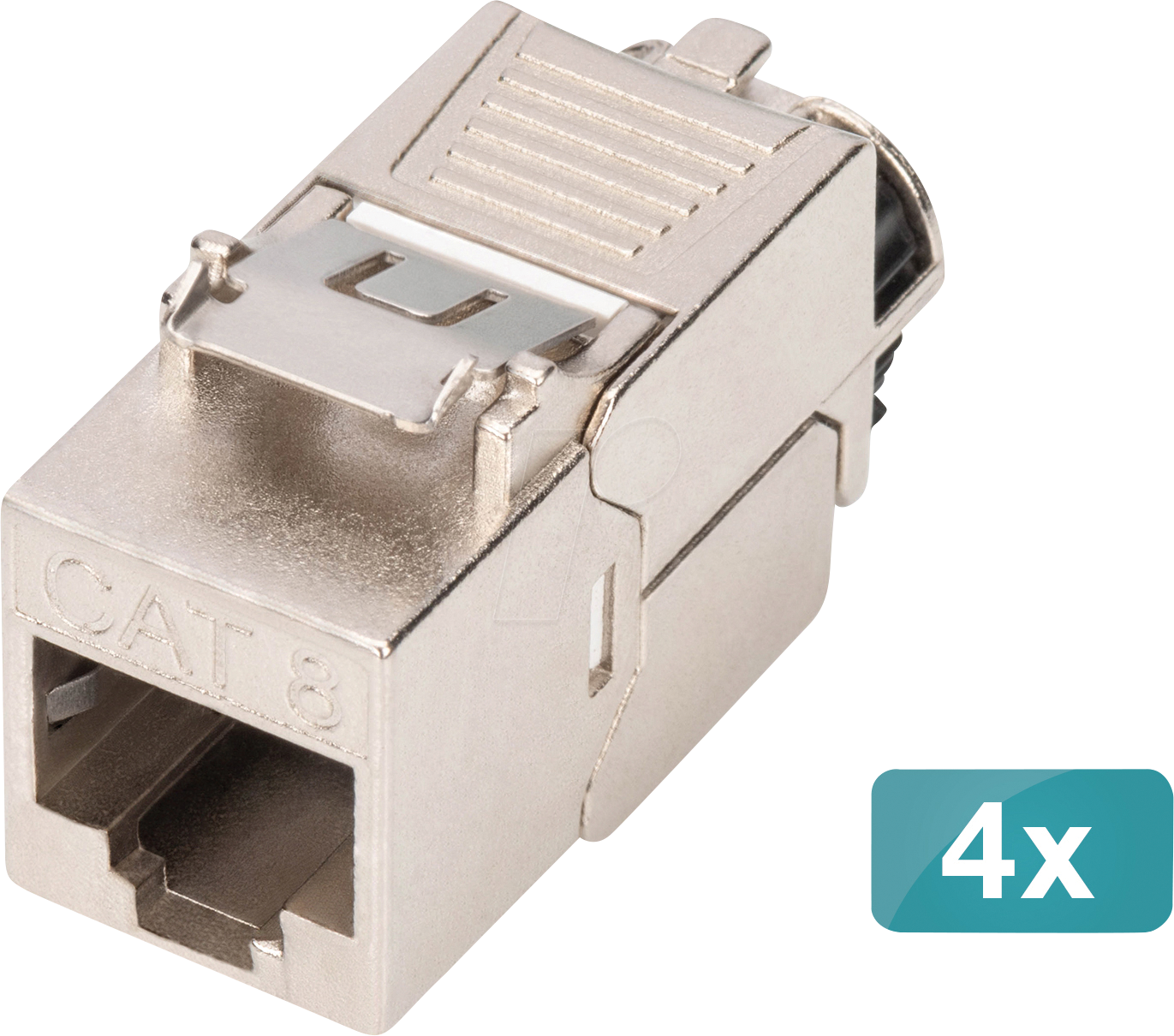 Image of DIGI DN-93816-4 - Keystone Modul, Cat.8.1, geschirmt, 4 Stück