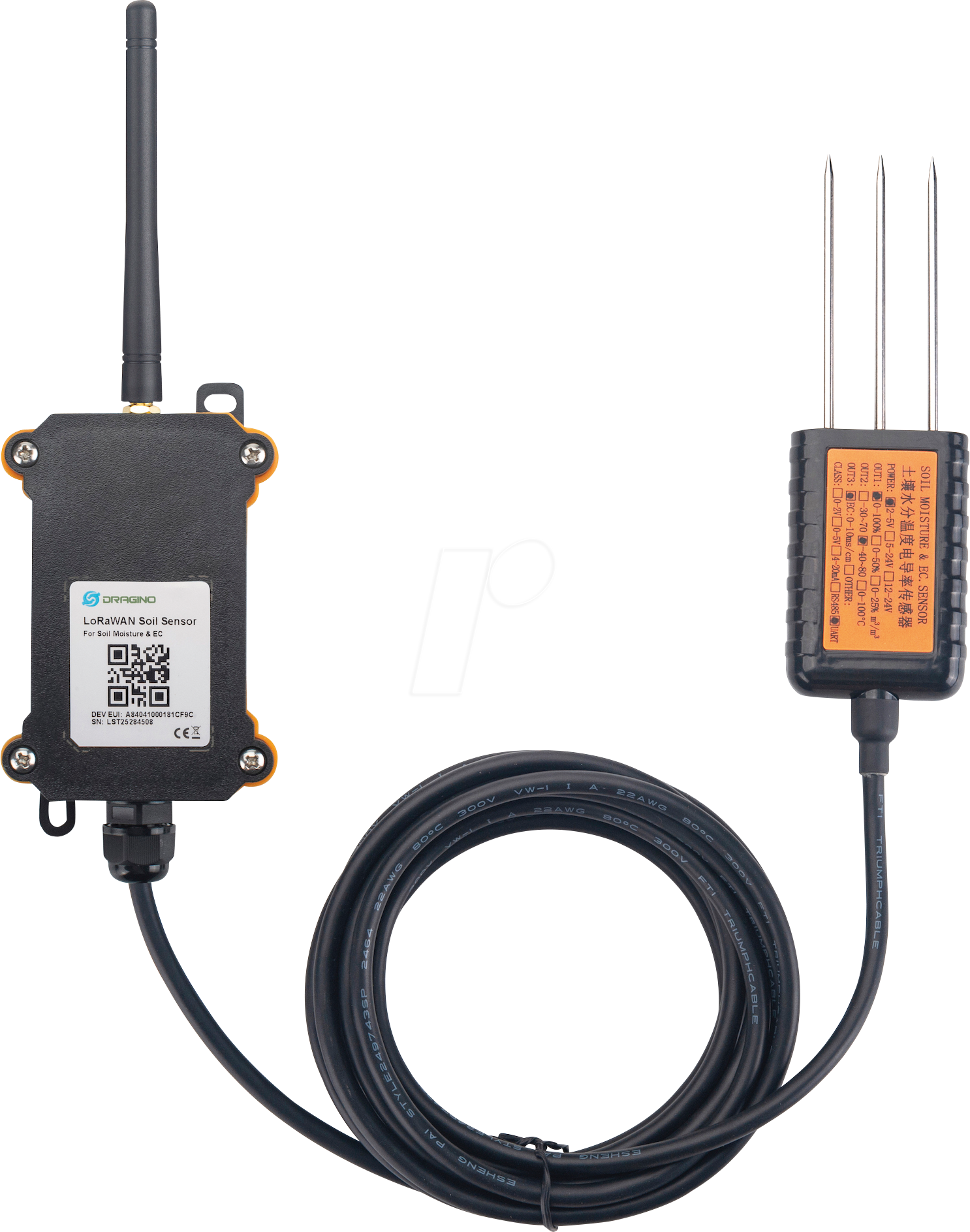 6973956300880 - DRA LSE01 - LoRaWAN Bodenfeuchte- und EC-Sensor