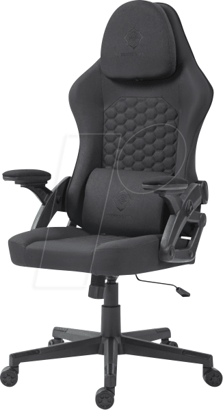 7333048067043 - DC130 Gaming chair in black with soft linen fabric - Schwarz 7333048067043 - DC130 Gaming chair in black with soft linen fabric - Schwarz
