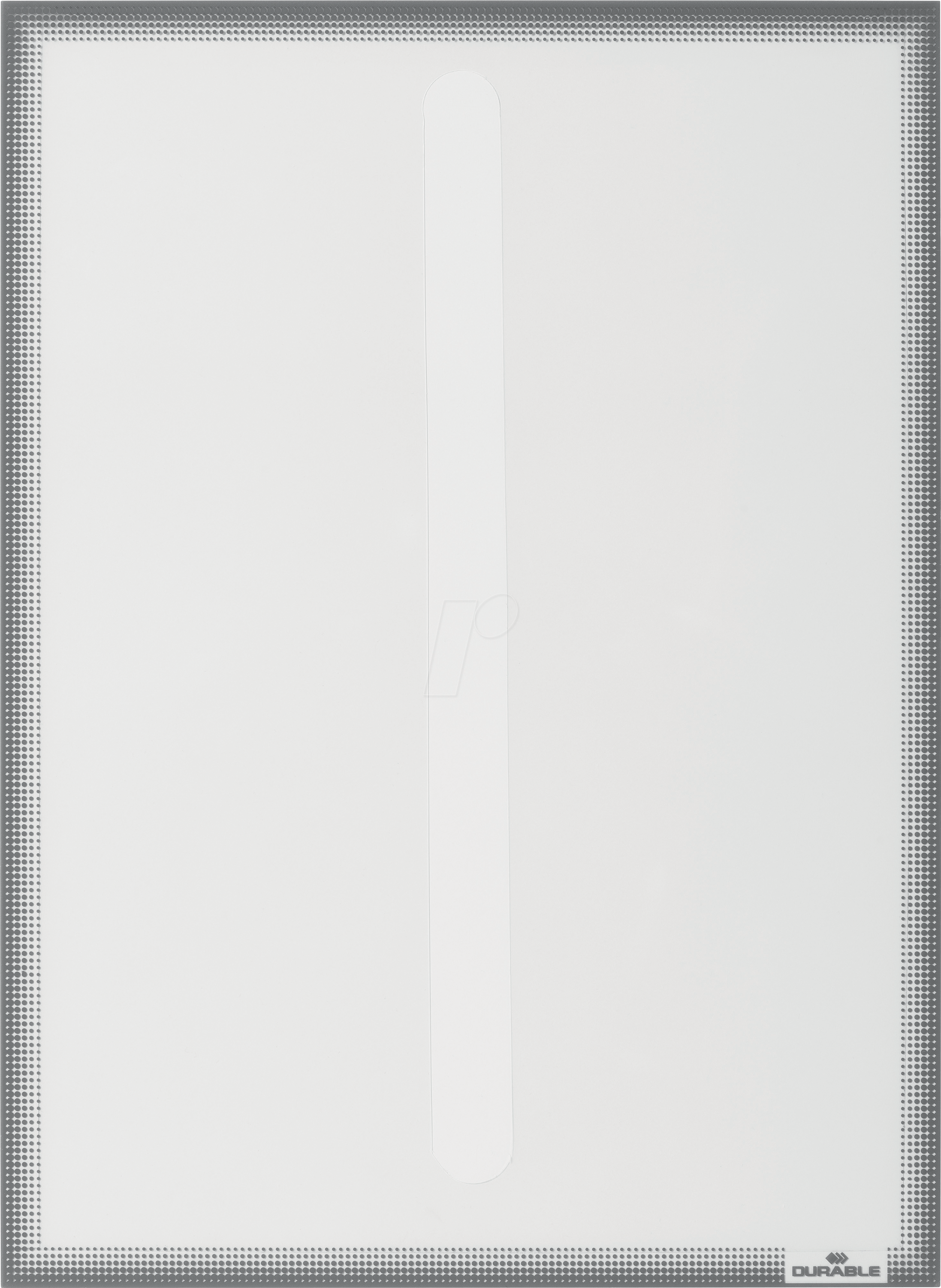 DURABLE 501557 - Info-Rahmen, A4, statisch haftend, anthrazit, 1 Stück