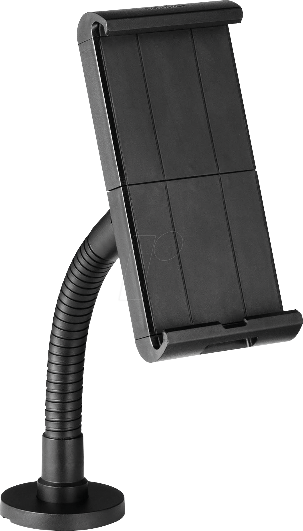 DURABLE Halterung für 7-13" Tablets für Wand- oder Tischmontage. Aus flammgehemmtem Material mit flexiblem Kugelgelenk und Schwenkarm.