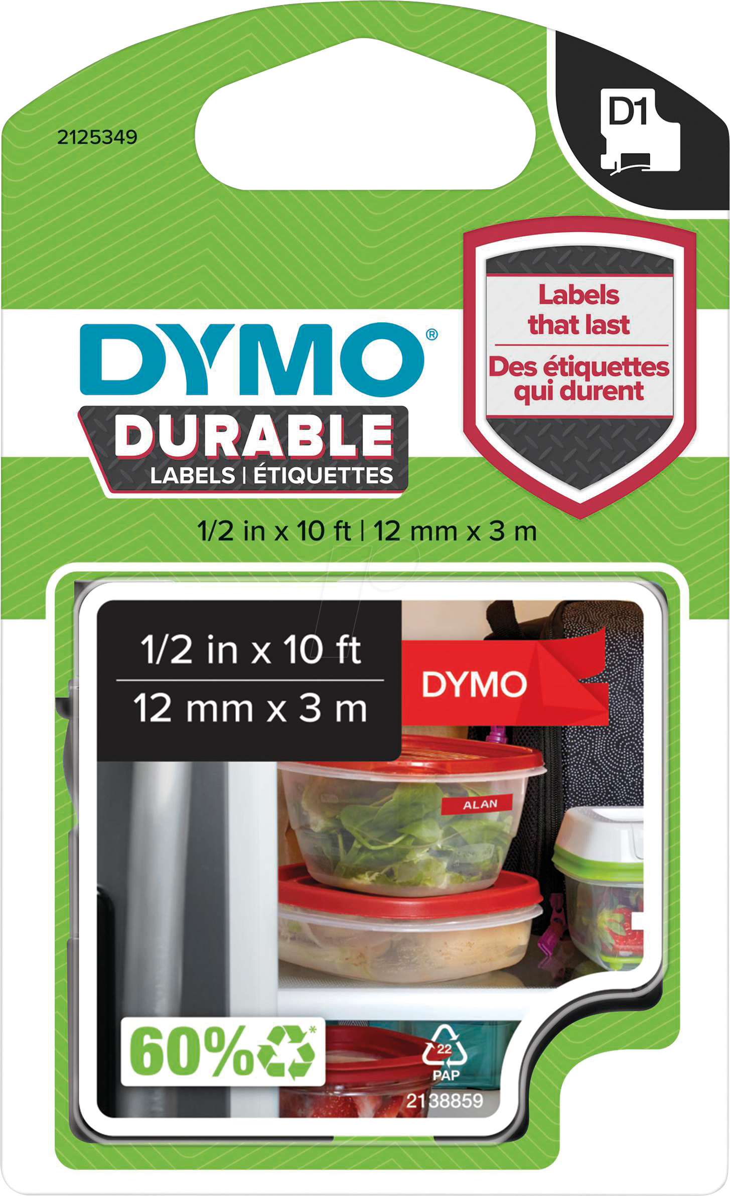 DYMO Étiquettes industrielles en vinyle