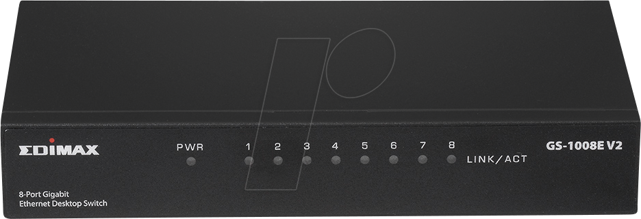 EDI GS-1008E2 - Switch, 8-Port, Gigabit Ethernet