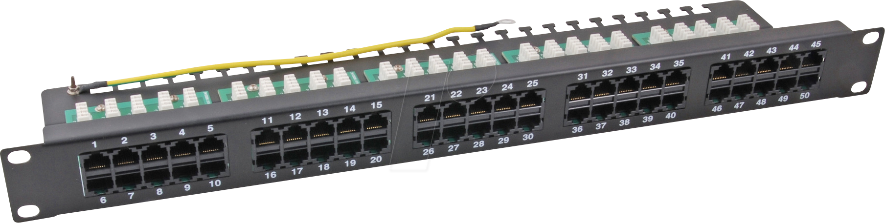 4049759055943 - EFB 375952 - Patchpanel Cat3 UTP 19 1HE 50xRJ45 schwarz 4049759055943 - EFB 375952 - Patchpanel Cat3 UTP 19 1HE 50xRJ45 schwarz