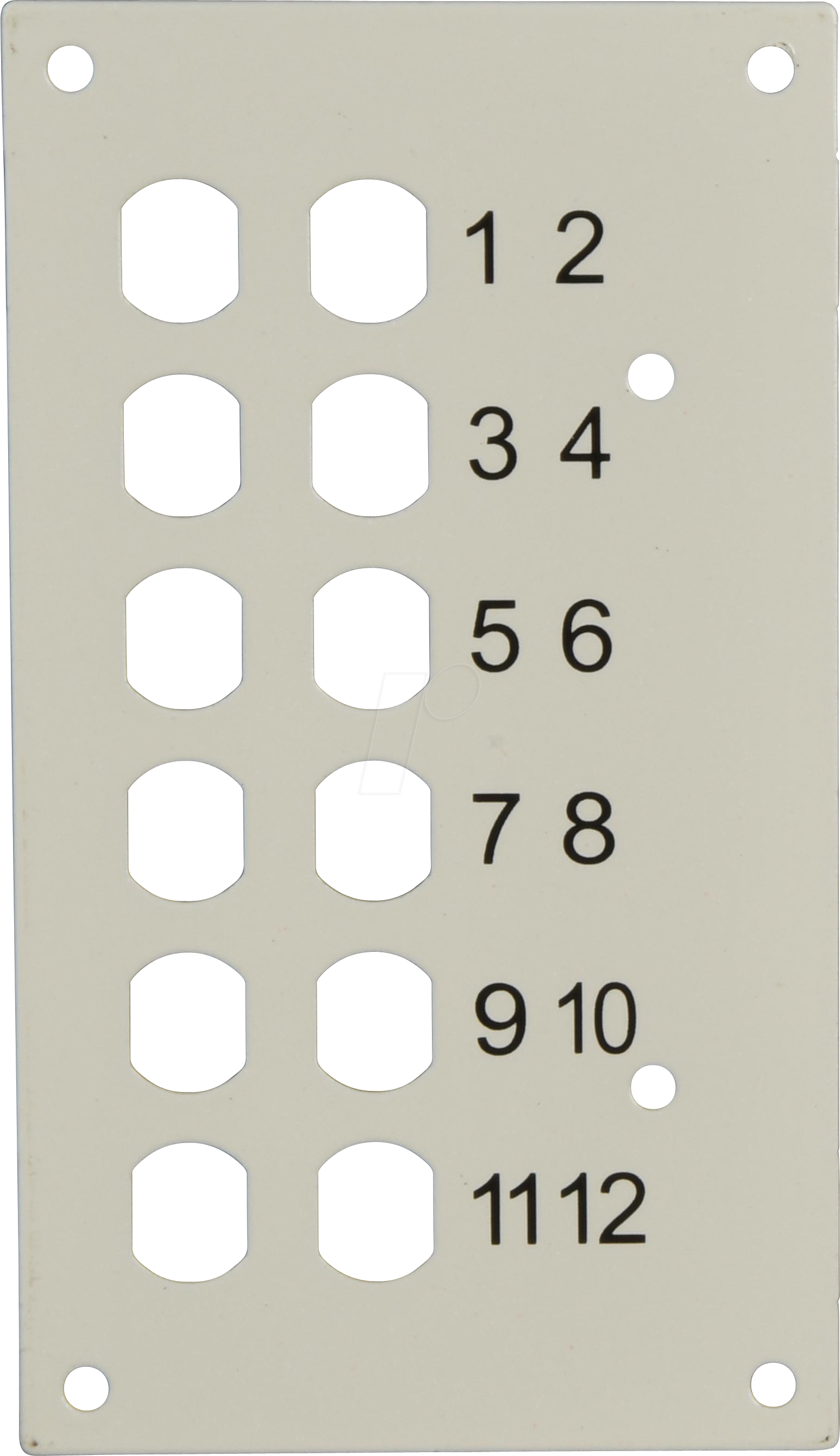 4049759160708 - EFB 537055V2B - Frontblende für 12x ST-Simplex