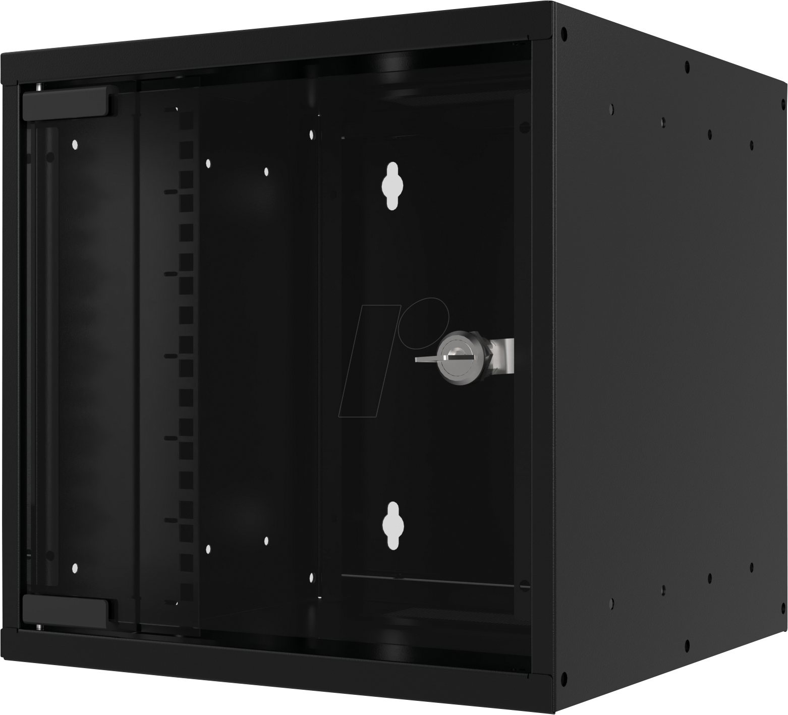 4049759312954 - 10? 4 HE Wandgehäuse Tiefe 300 mm -- 1-teilig vormontiert RAL9005