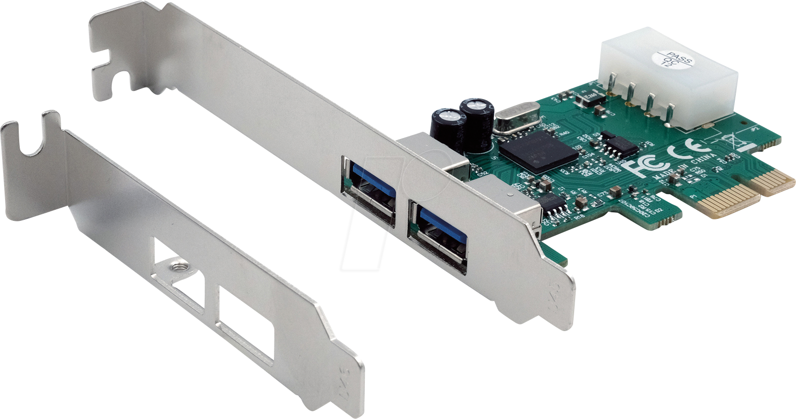 4718359110429 - EX-11042 - PCIe > 2x extern USB 30 Typ A