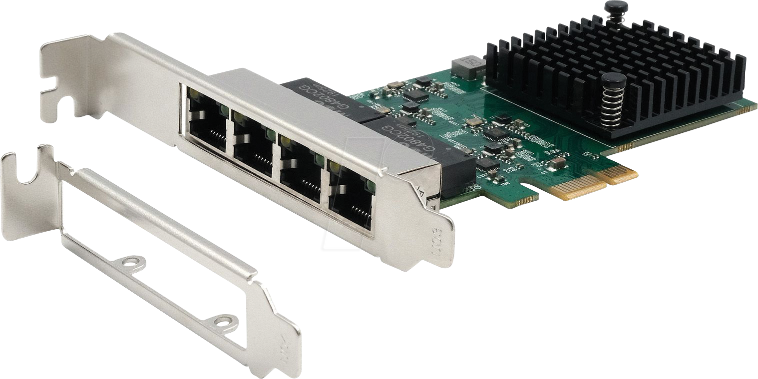 Netzwerkkarte Exsys EX-1234 PCI Express Gigabit Ethernet 1 Gbps Dual Port