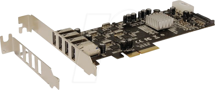 4718359114991 - EX-11494-2 - PCIe (x4)  > 4 Ports USB 32 Gen 1 Karte inkl Low Profile Bügel