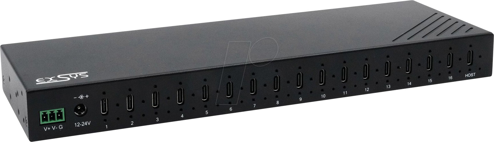 4718359122767 - 12276HMS - USB 32 Gen 2 16 Port Hub 16x USB-C 120W