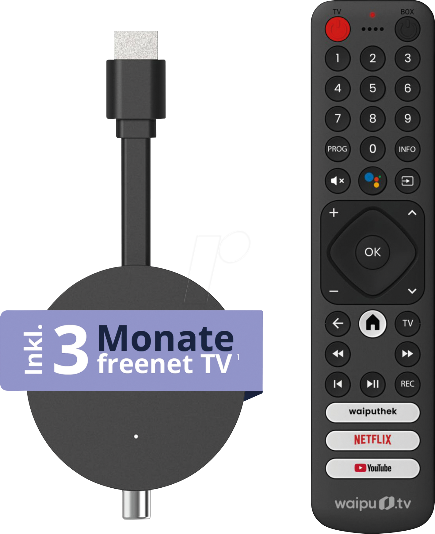 4043972296428 - freenet TV 3in1 Hybrid Stick Android TV DVB-C T2 3 Mon freenet TV