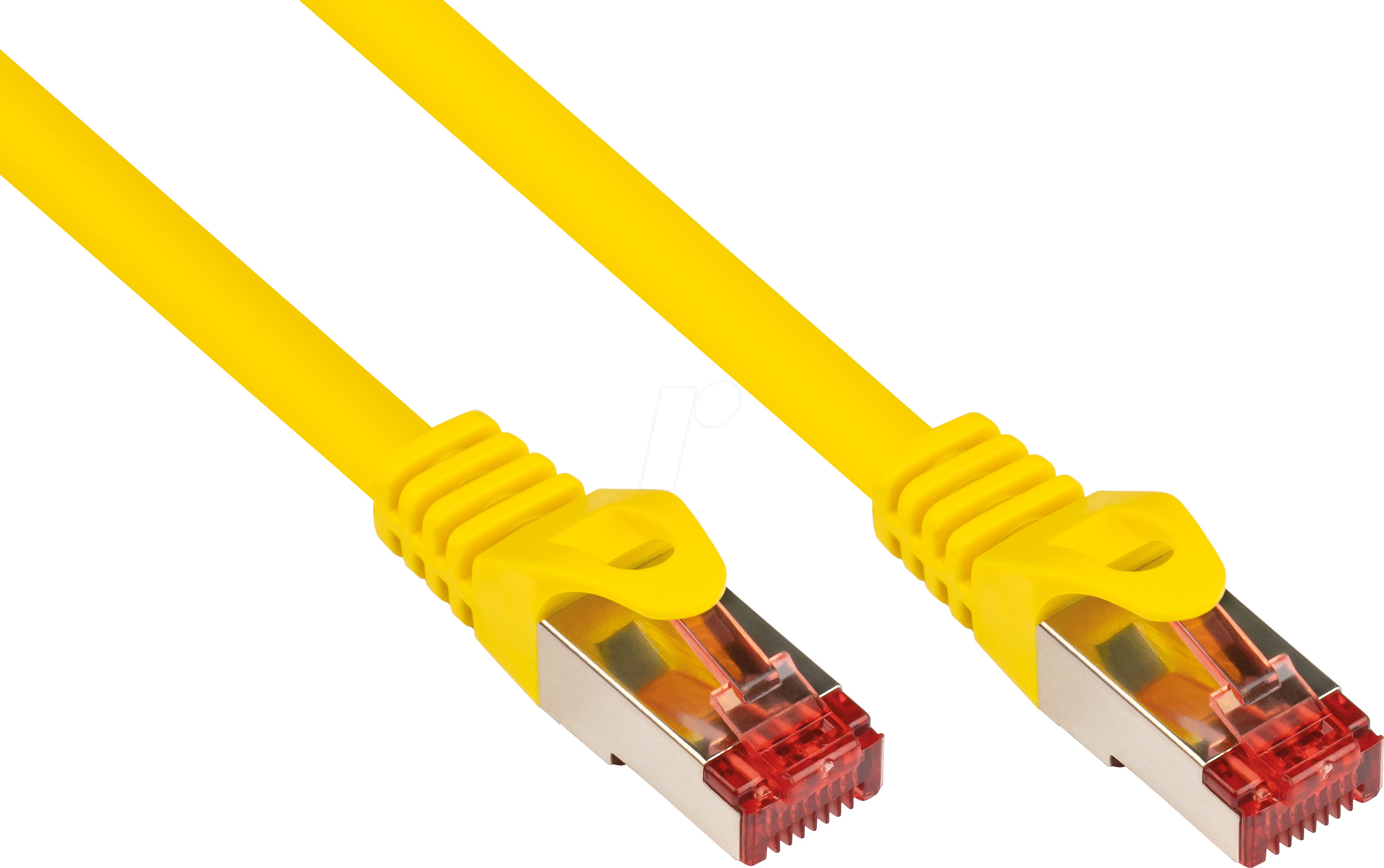 GC 8060-003Y - Patchkabel Cat.6, S/FTP PiMF, 250 MHz, gelb, 0,25m