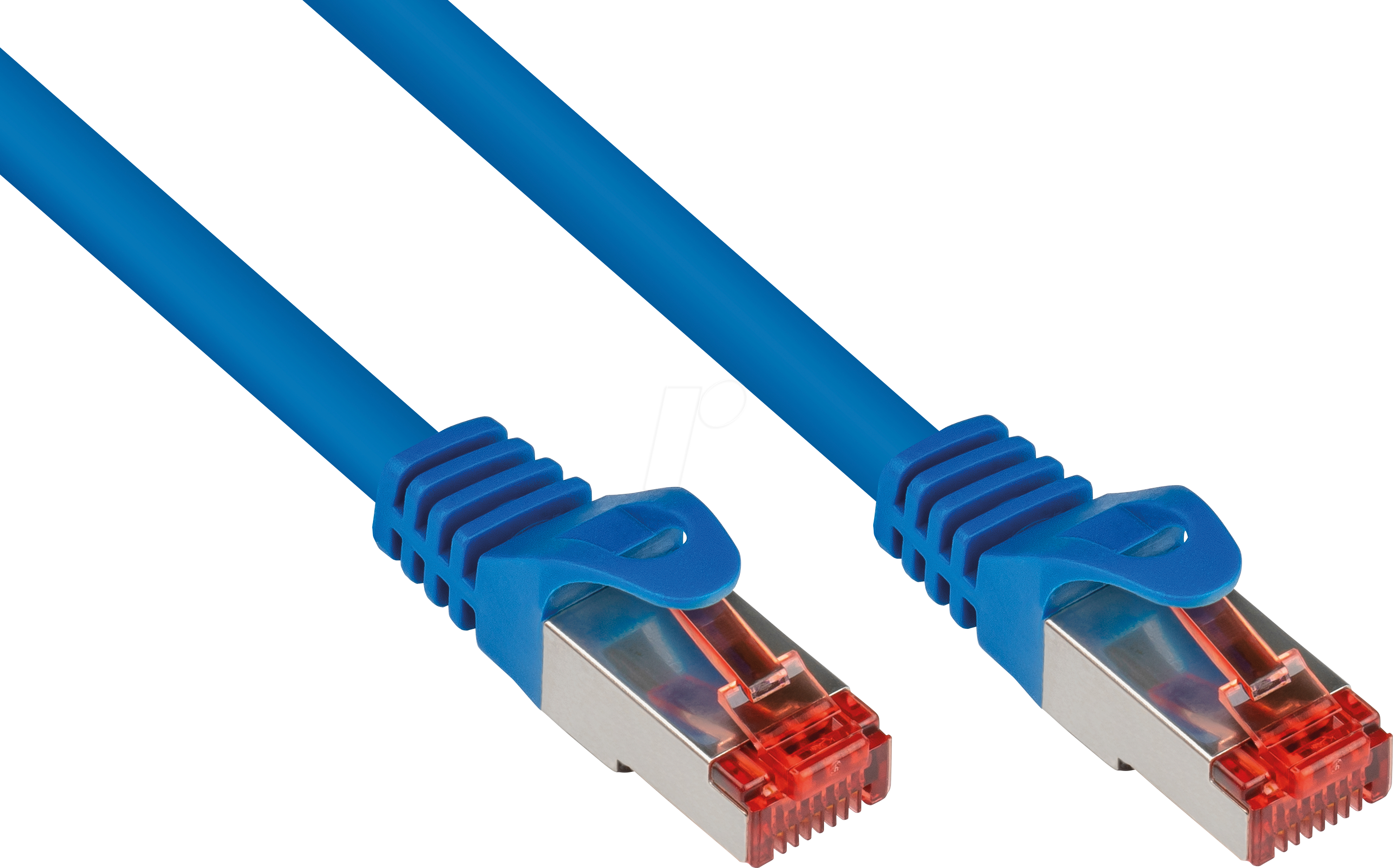 4014619012145 - Patch Netzwerkkabel RJ45 CAT6 250MHz 3m blau (8060-030B) - Good Connections